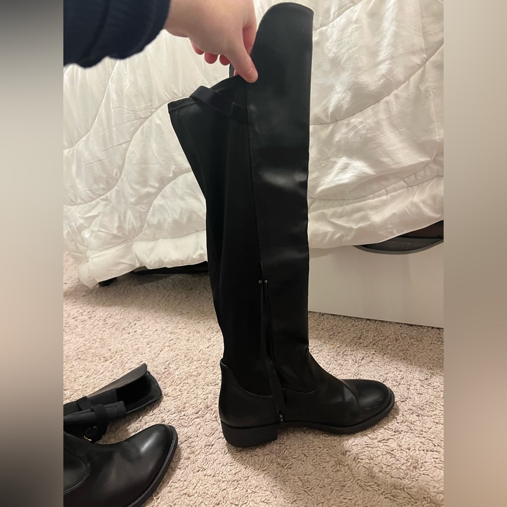 Tall black boots size 8.5